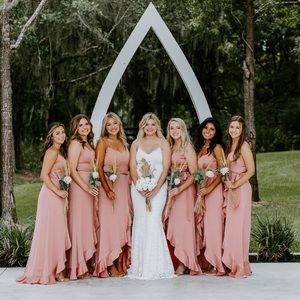 Desert Coral Bridesmaid Dress